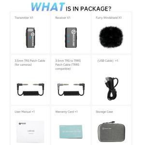 میکروفون یقه ای بی سیم هالی لند مدل LARK M1 Solo